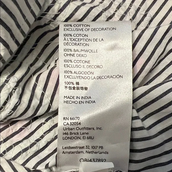 Anthropologie Maeve Embroidered Striped Boxy Buttondown Shirt Top XS 2 - Picture 13 of 15